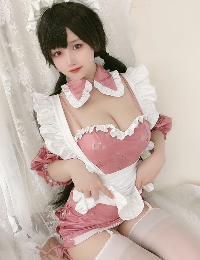 小仓千代w –NO.014 粉色漆皮女仆[20P/75MB]