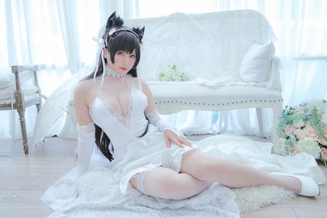 Nyako喵子 – NO.041 爱宕婚纱[62P-177MB]